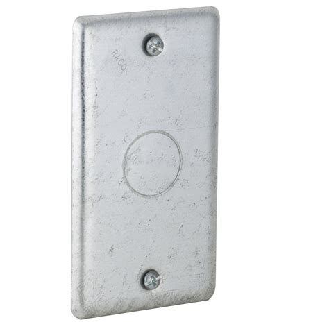 raco steel handy boxes|electrical box cover with knockout.